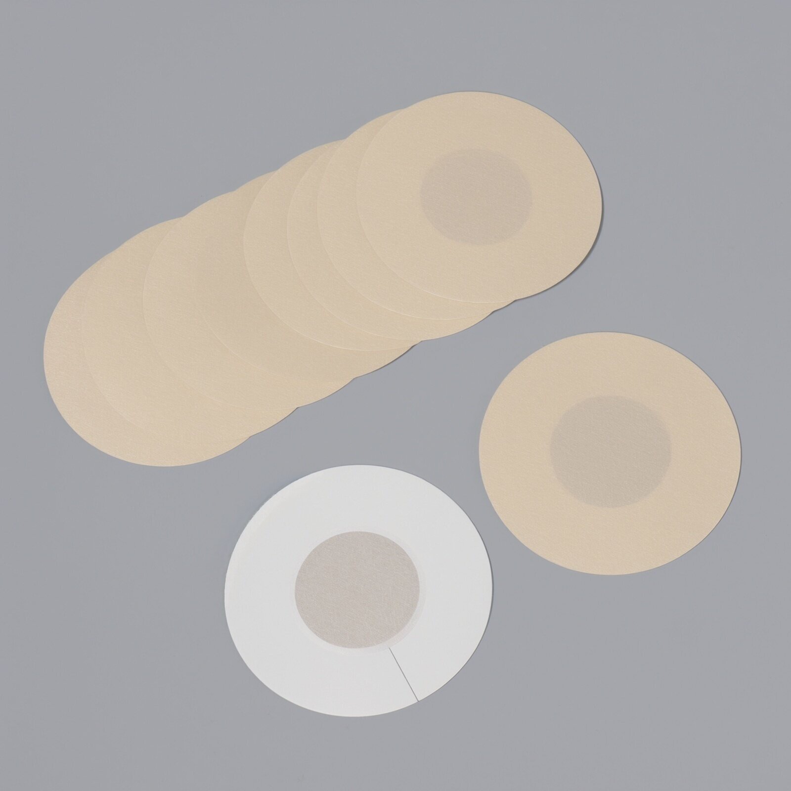 Бюстгальтер-невидимка, размер 38-42, бежевый/белый — фото 1