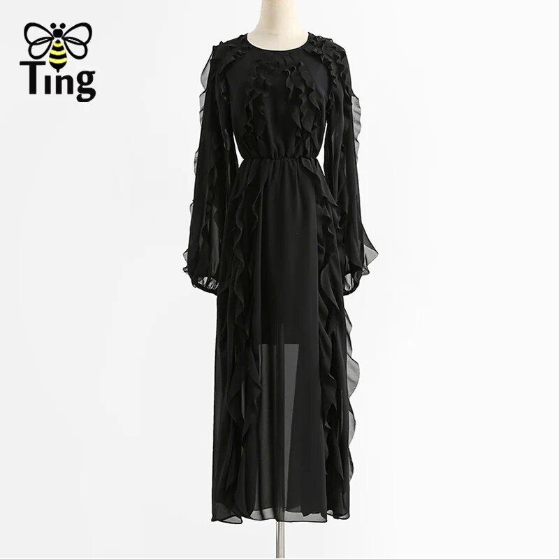 Платье CECHYDAISY размер S черный