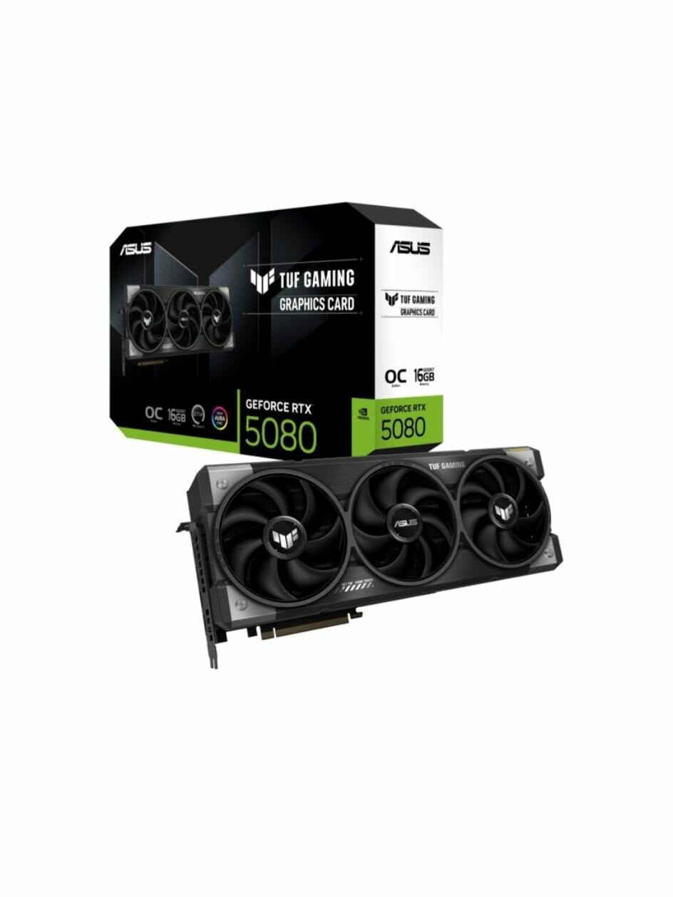 Видеокарта ASUS TUF Gaming GeForce RTX 5080 OC 16GB (90YV0M30-M0NA00)