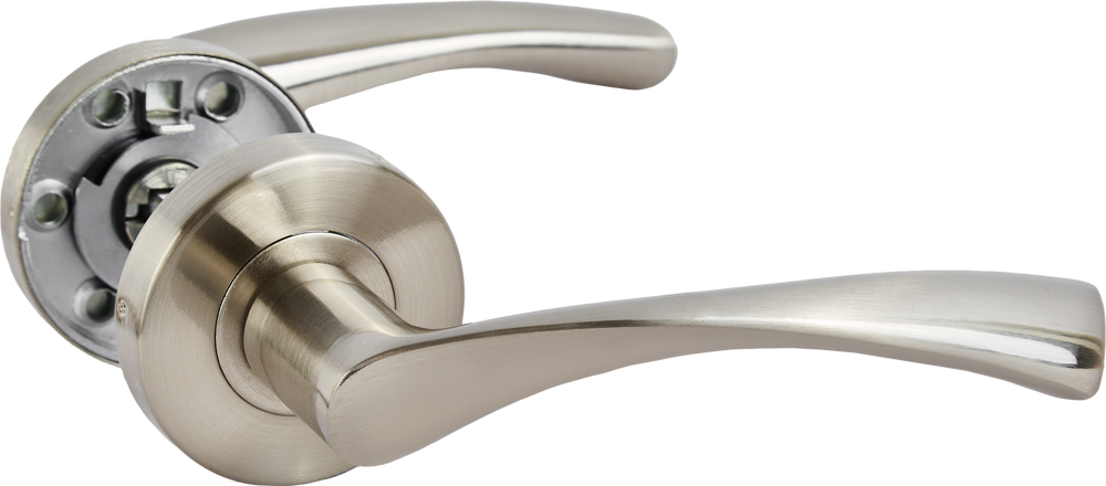 Дверные ручки Inspire Arosa алюминий без запирания цвет никель