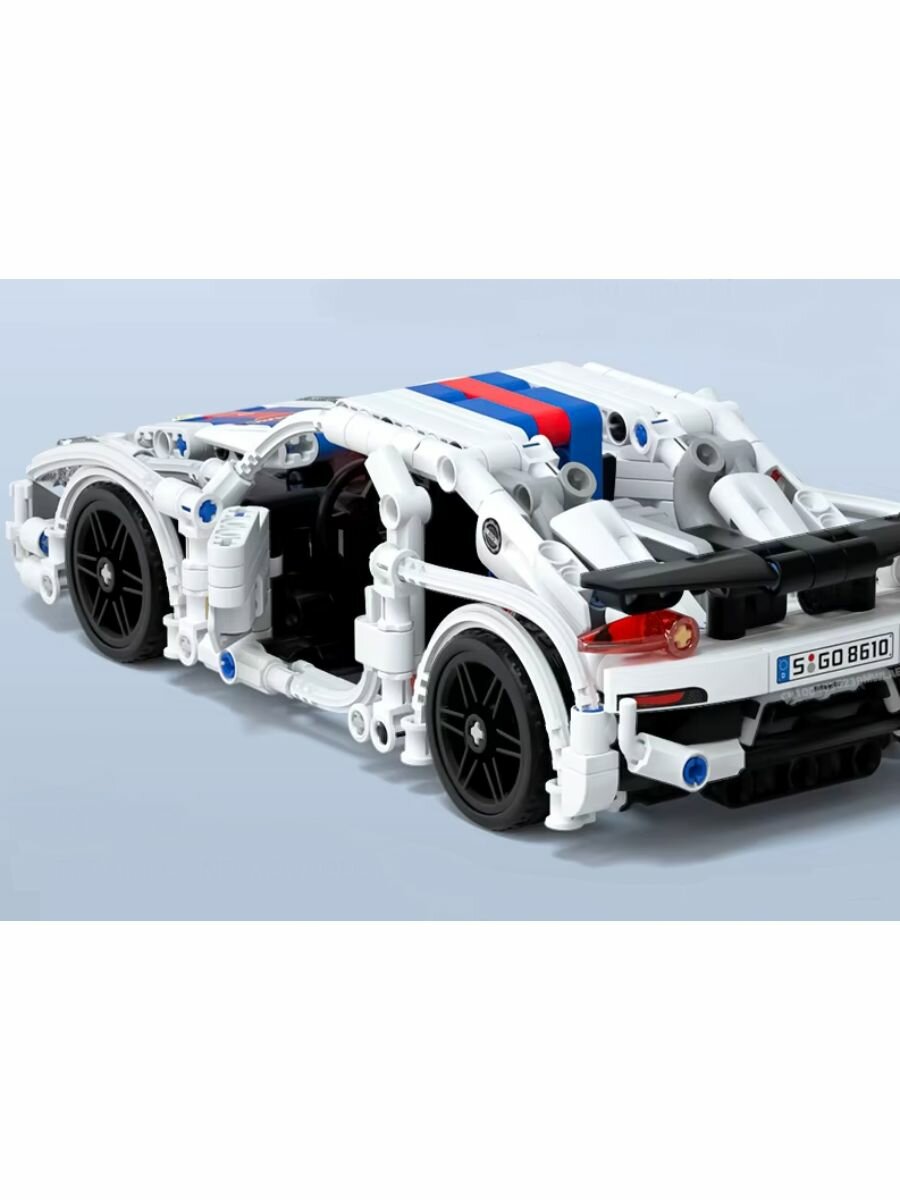 Конструктор пластиковый Гоночная машина, 541 деталь — фото 1