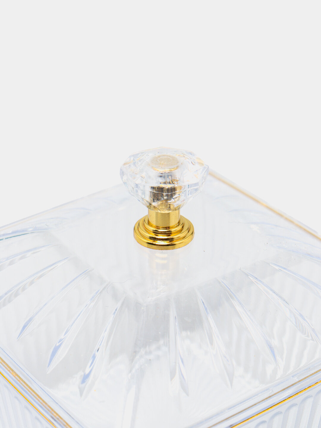 Прозрачная пластиковая посуда с крышкой для сладостей и закусок — фото 1