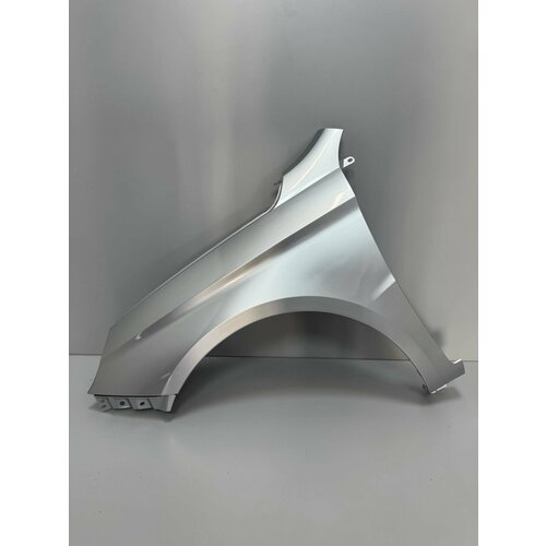 Крыло переднее левое пластиковое в цвет для Lada Веста I (2015 — 2023) 691 - платина серебристый