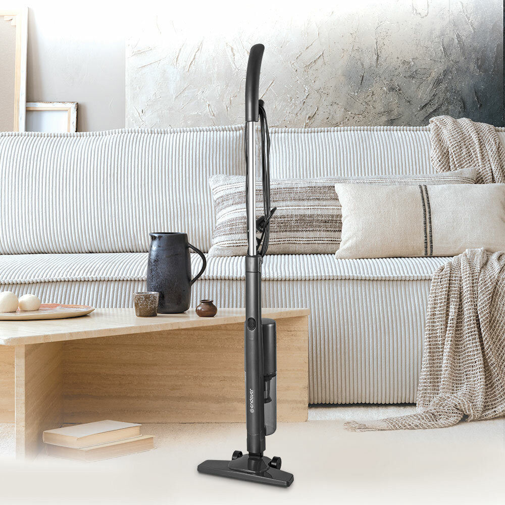 Обзор: Пылесос Endever VC-297, вертикальный, ручной, 450Вт, 0,5л, темно-серый