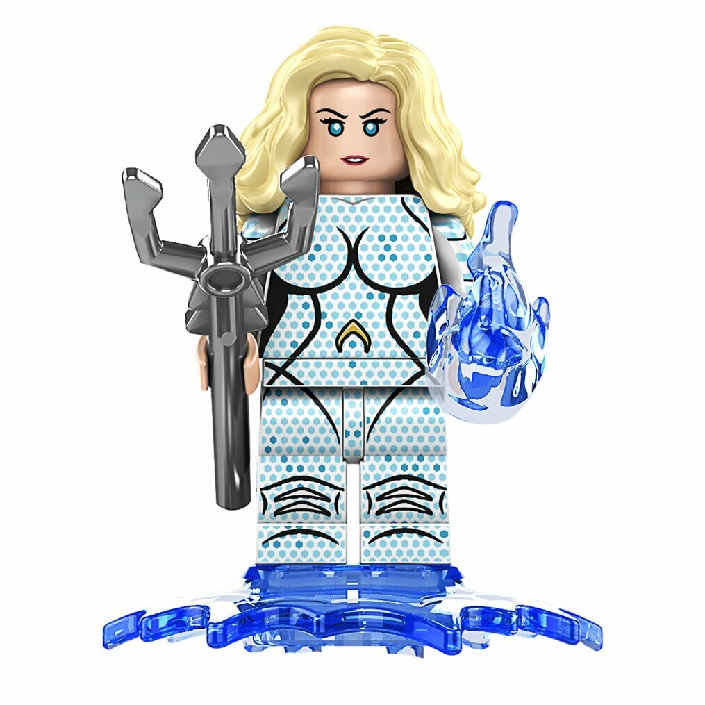 Маленькие строительные блоки Aquaman Мера Черный Манта, набор в стиле лего