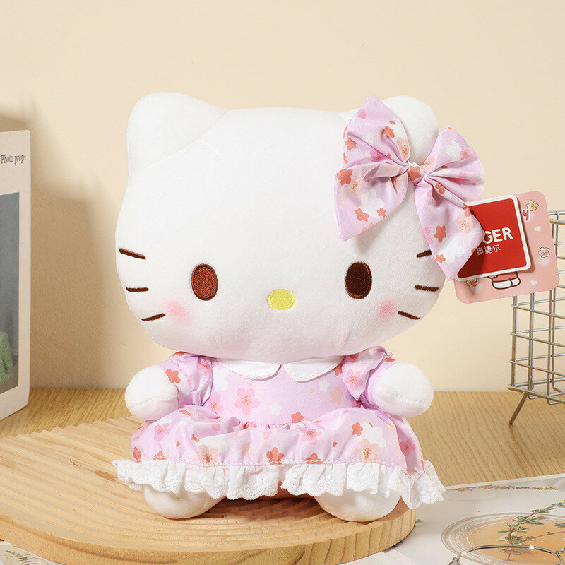 Очаровательная мягкая игрушка из коллекции Sanrio Kuromi Melody Pacha "Собачка и кошечка", 23 см