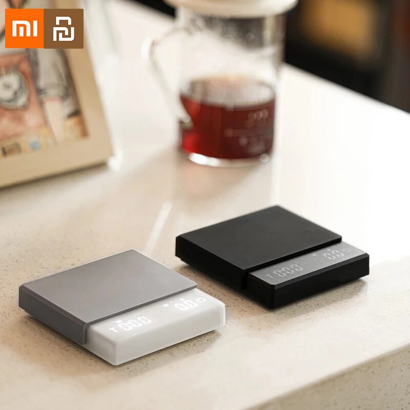 Картинки Xiaomi Youpin Цифровые кухонные весы для кофе Black