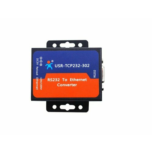 Преобразователь порта RS232 в Ethernet USR IOT USR-TCP232-302 с адаптером 301400₽