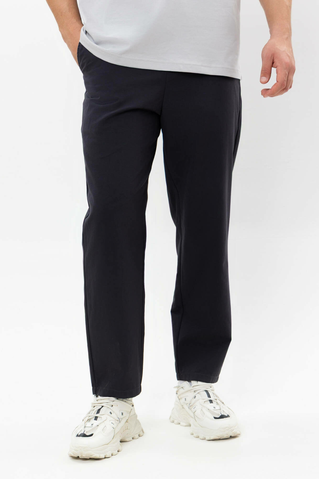 Брюки джоггеры TERRA PRO, размер 29, navy — фото 1