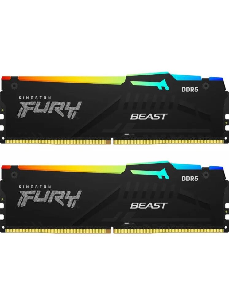 Оперативная память Kingston FURY KF560C36BBEAK2-64 64ГБ, DDR5, DIMM, 6000 МГц, CL36