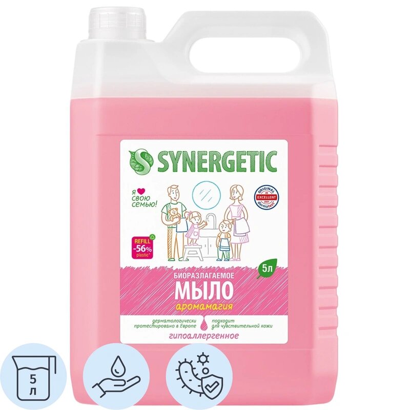 Мыло жидкое Synergetic Аромамагия 5л