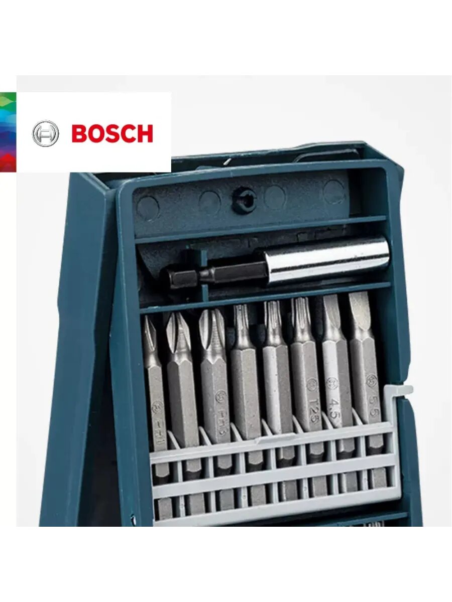 Картинки Набор отверток BOSCH 25X-Line, магнитный удлинитель, в кейсе, 25шт