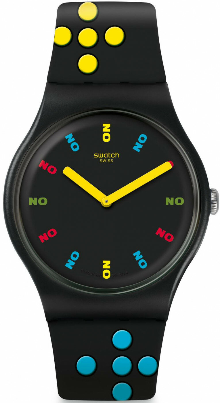 Наручные часы Swatch Gent, черный/черный