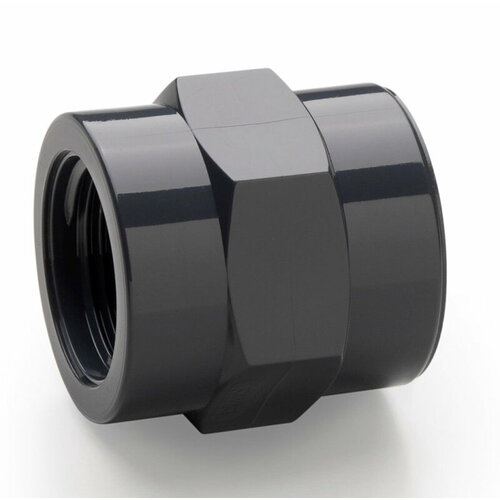 фото Муфта резьбовая d 1 1/4"х1 1/4" с внутренней резьбой пнд poelsan турция