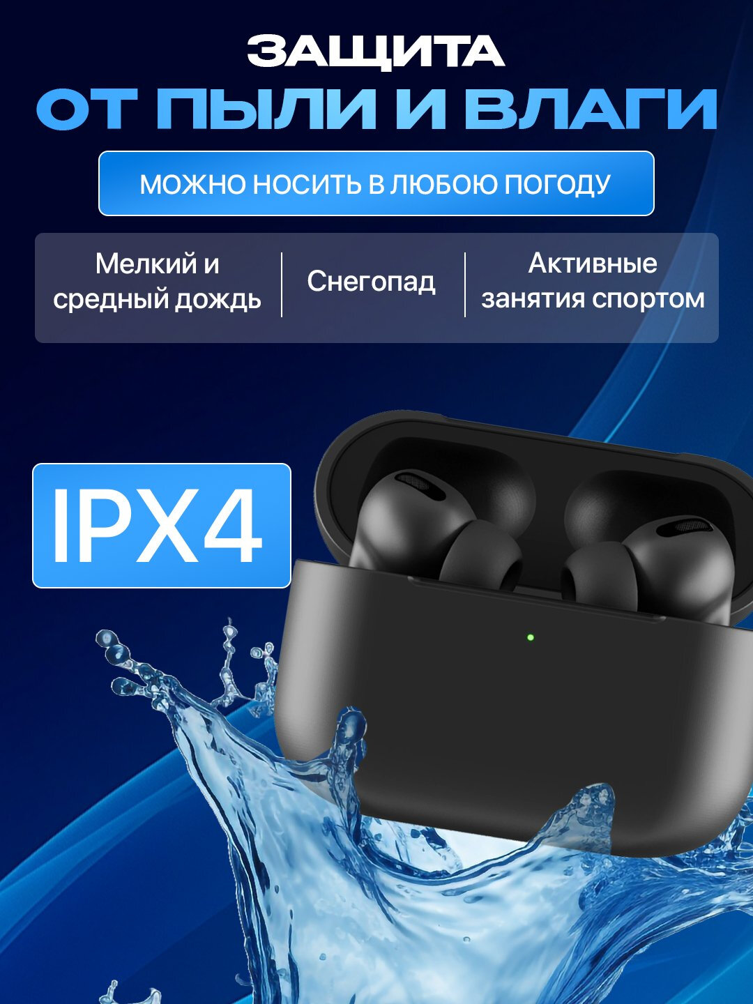 Беспроводные наушники Pods Pro 2 наушники Naushnik , pro, pods 3, pro5, max, AIR 31, P9 — фото 1