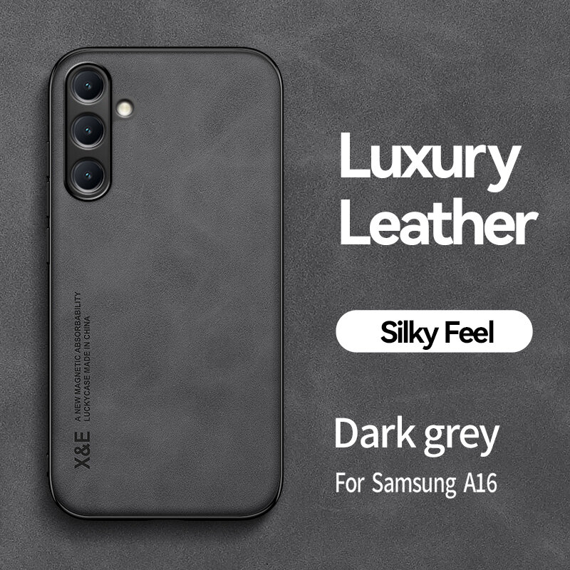 Подходит для Samsung Galaxy A16 5G/ Самсунг Галакси A16 5G Чехол для смартфона, с защитой камеры и противоударным кожаный, A16 5G, подставка, soft touch,360° Полная защита, резина, пластик