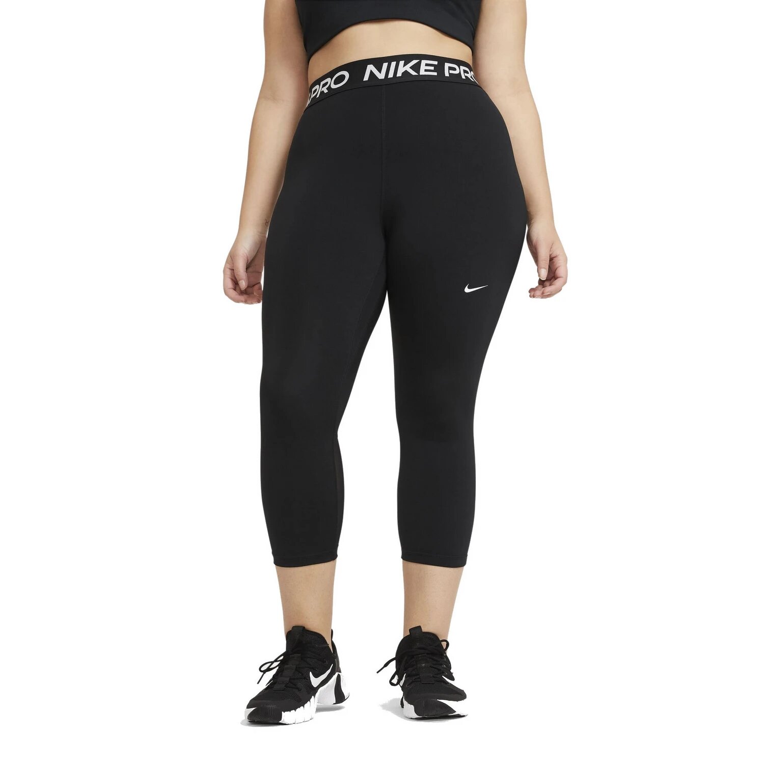 Легинсы NIKE, размер M INT, серый — фото 1