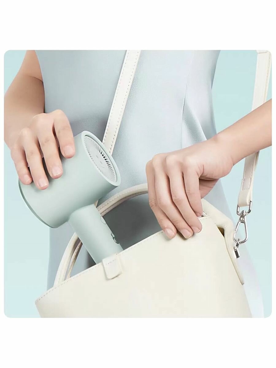 Изображение Фен для волос Xiaomi Mijia H301 CMJ03ZHMG мощность 1800Вт, 3 температурных режима, ионизация, зеленый