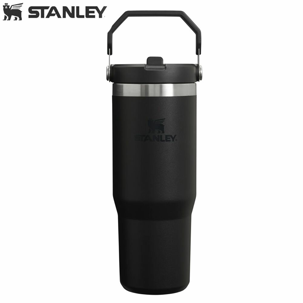 Термостакан Stanley IceFlow Flip Straw Tumbler с трубочкой 0,887L Черный