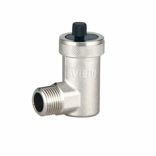 Воздухоотводчик VIEIR PF505 боковой никелированный 1/2'
