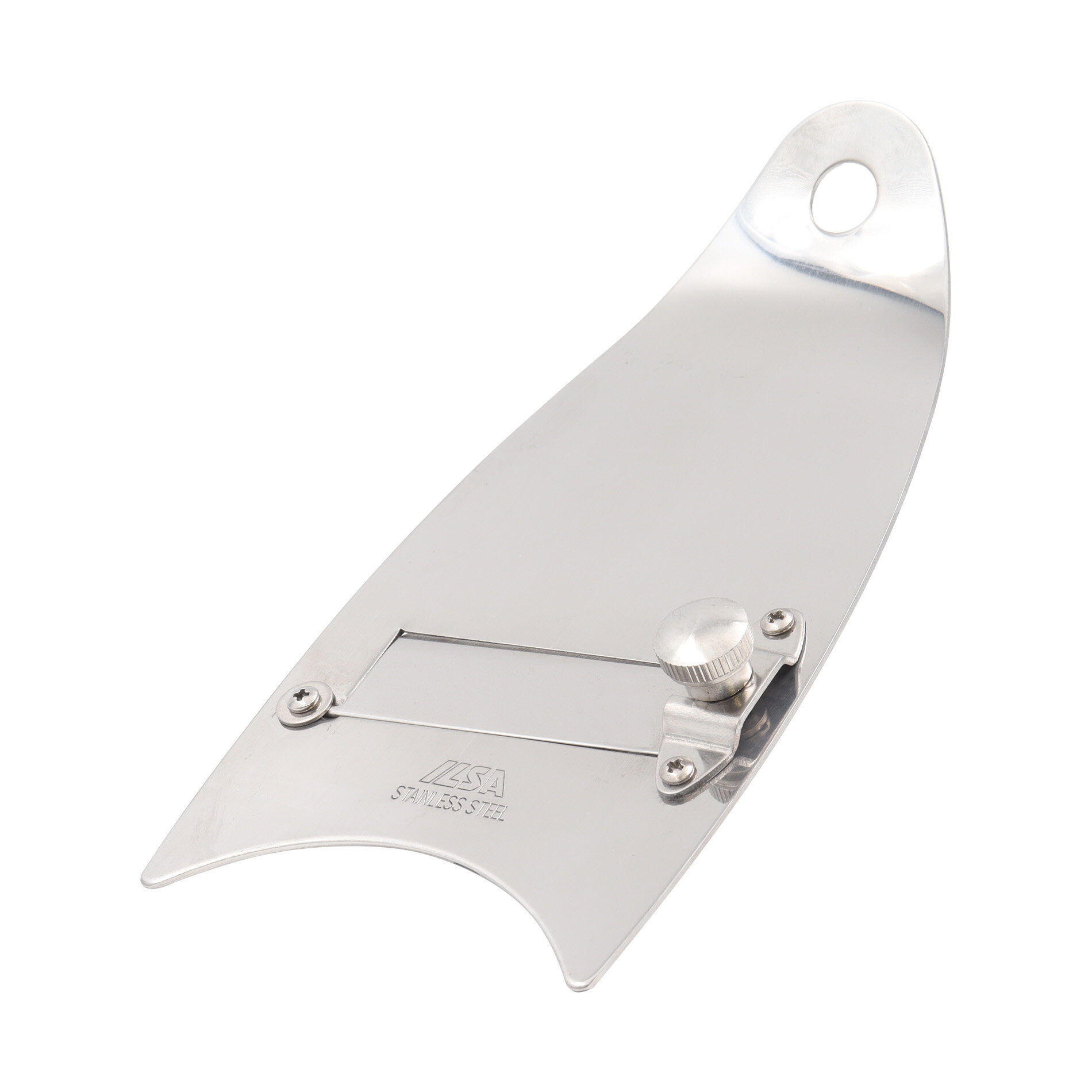 Слайсер нож для трюфеля, 17х8,5 см, терка, нержавеющая сталь, ручка нерж. сталь, Ilsa.