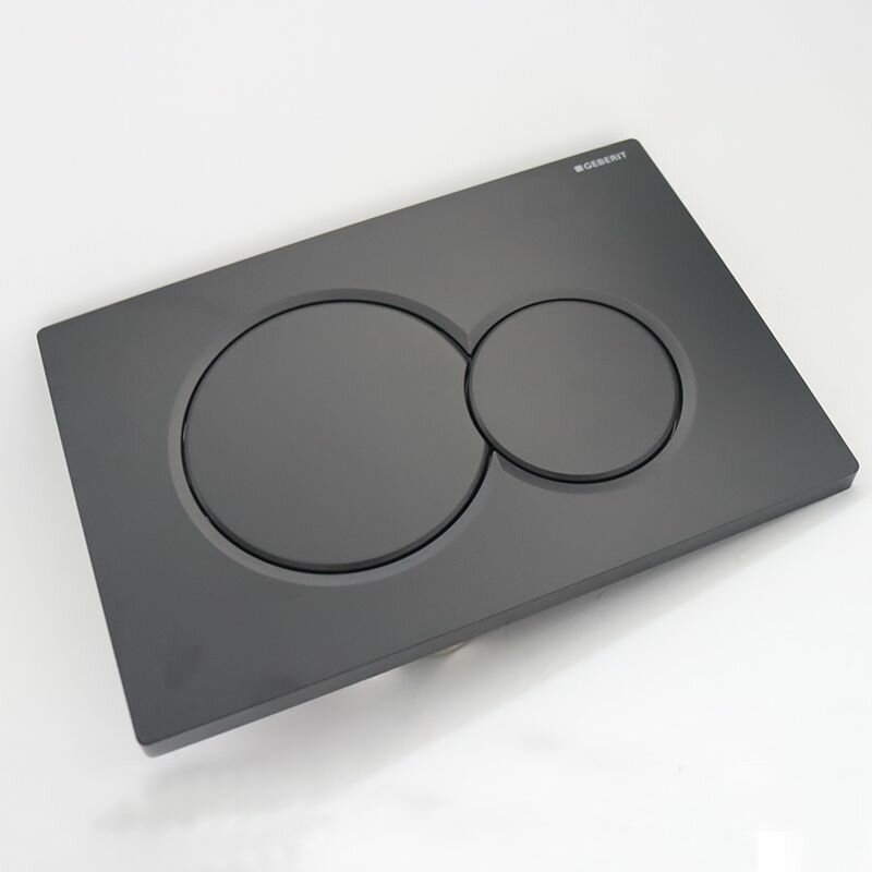 Geberit Скрытая панель смыва бака sigma01Матовый черный Кнопка смыва