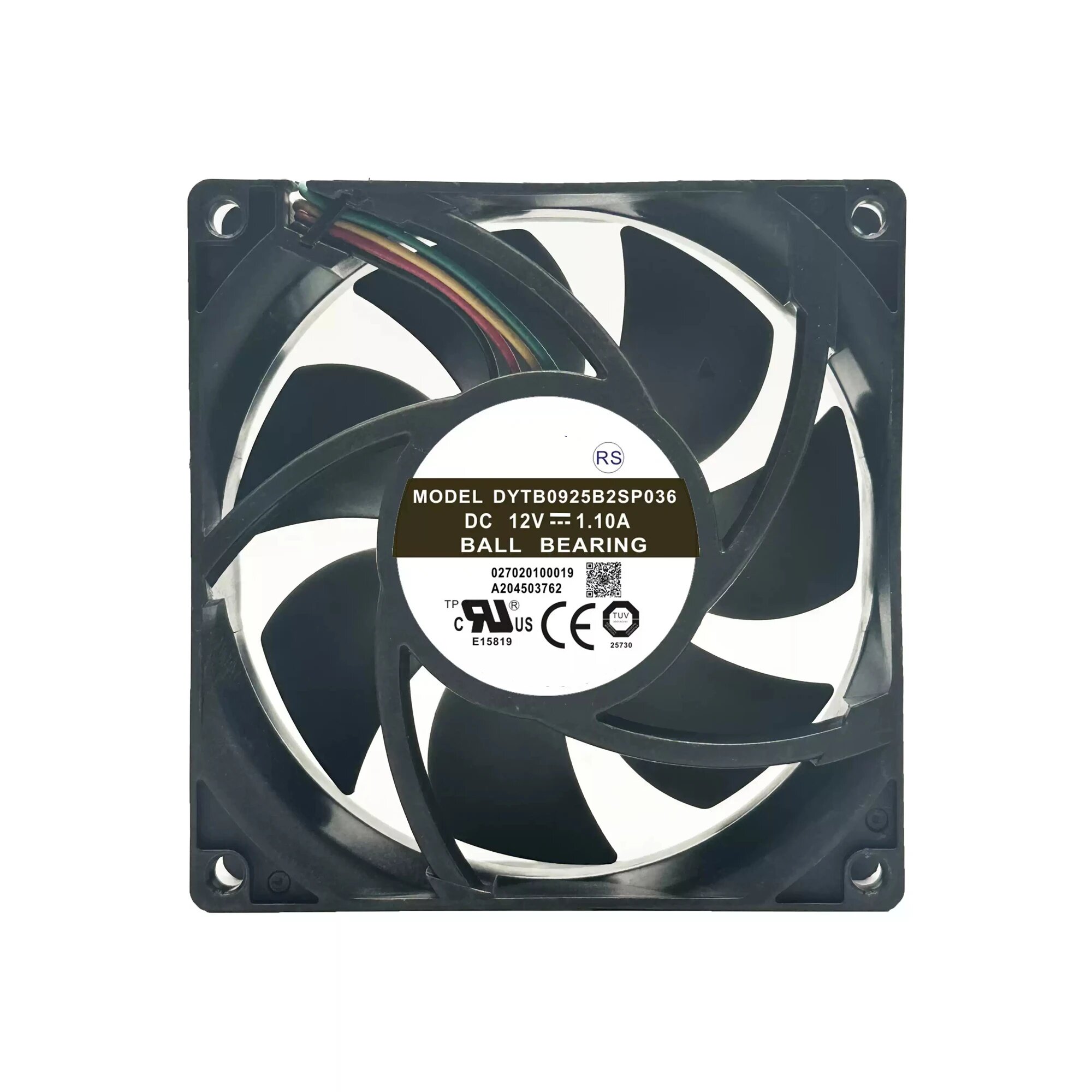Вентилятор охлаждения DYTB0925B2SP036 DC 12 В 110 А 9 см 9025 90X90X25 мм 4-проводной