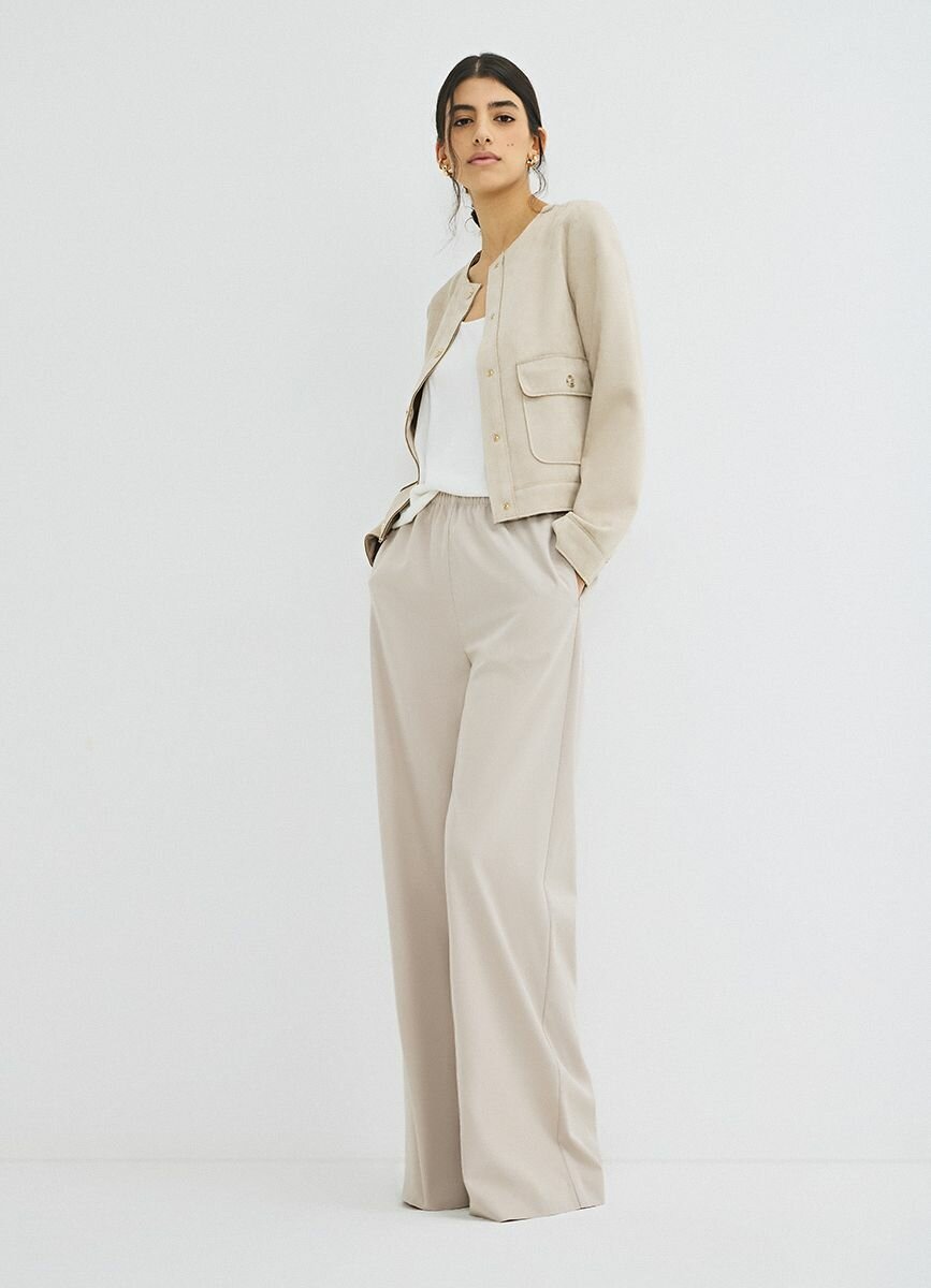 Брюки O'STIN, размер XS, светло-бежевый