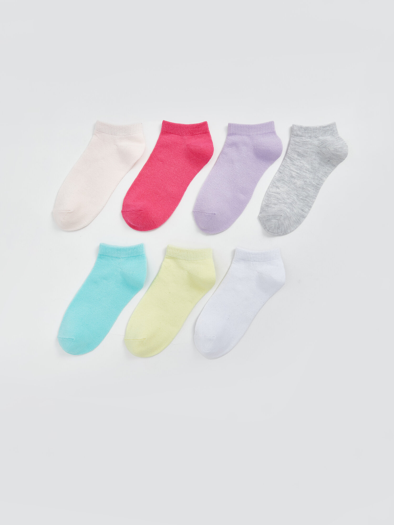 Носки LC Waikiki 7 пар размер 30-32 светло-розовый