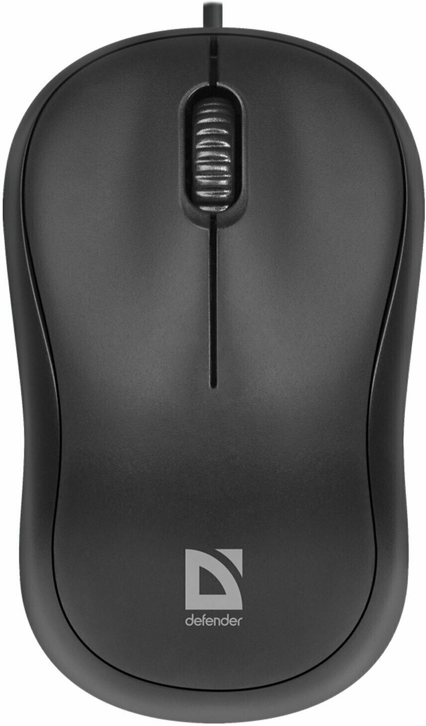 Мышь проводная DEFENDER Patch MS-759, USB, 2 кнопки + 1 колесо-кнопка, оптическая, черная, 52759