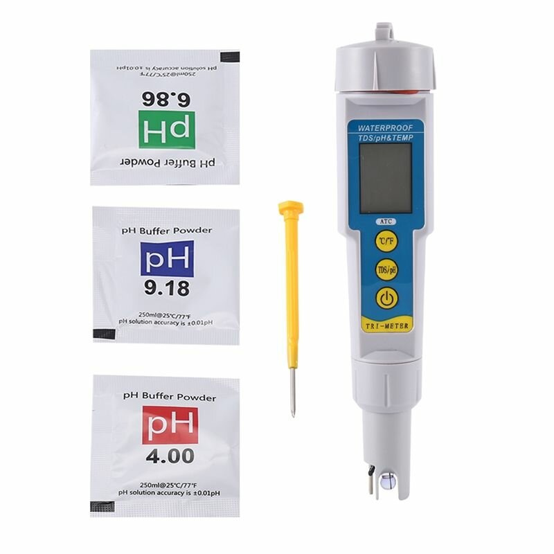 Многофункциональный тестер PH/TDS/температуры MyPads PH-986 для обнаружения качества воды