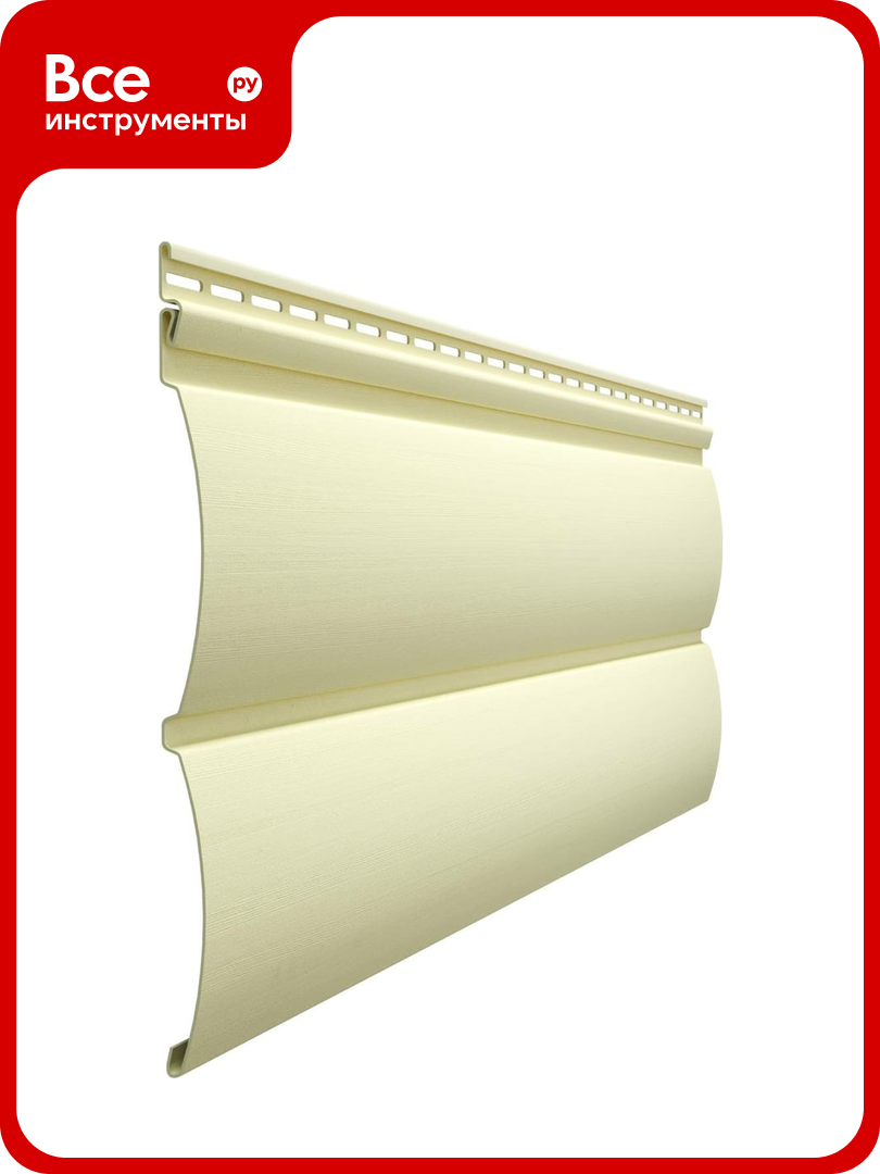 Сайдинг Docke Premium (блок-хаус; банан) PSBH-1035
