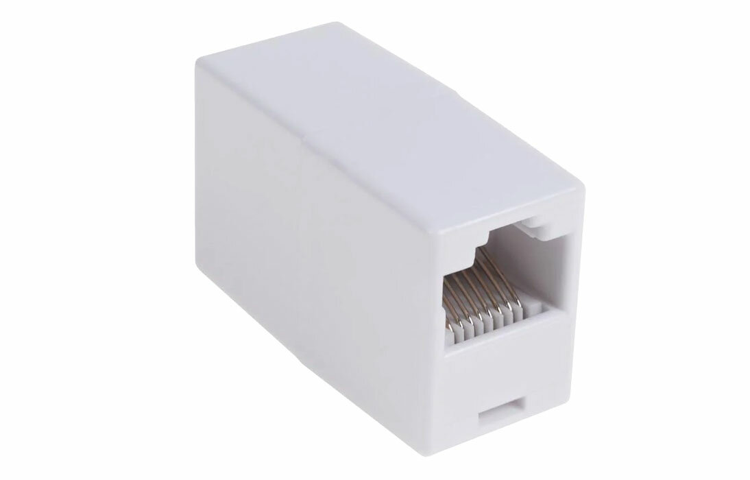 Проходник компьютерный (гнездо-гнездо) RJ-45 (8P8C) REXANT 03-0101