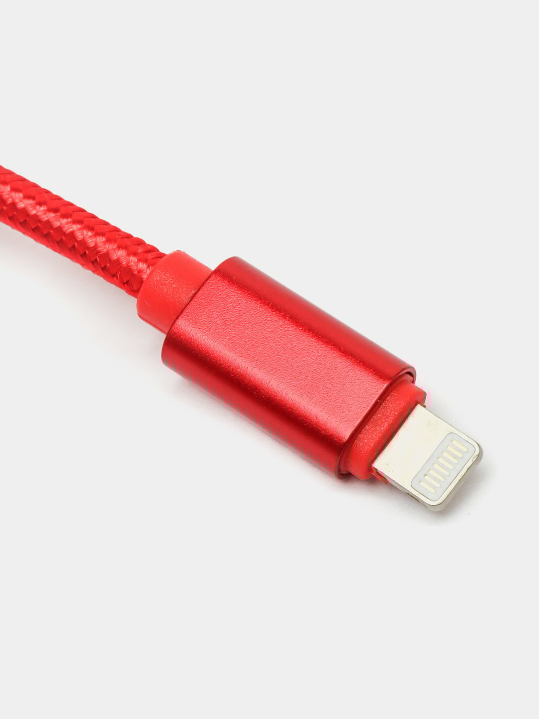 Кабель быстрой зарядки lightning 200 см красный цвета и отличного качества. Для тех кому надоели белые или чёрные кабели