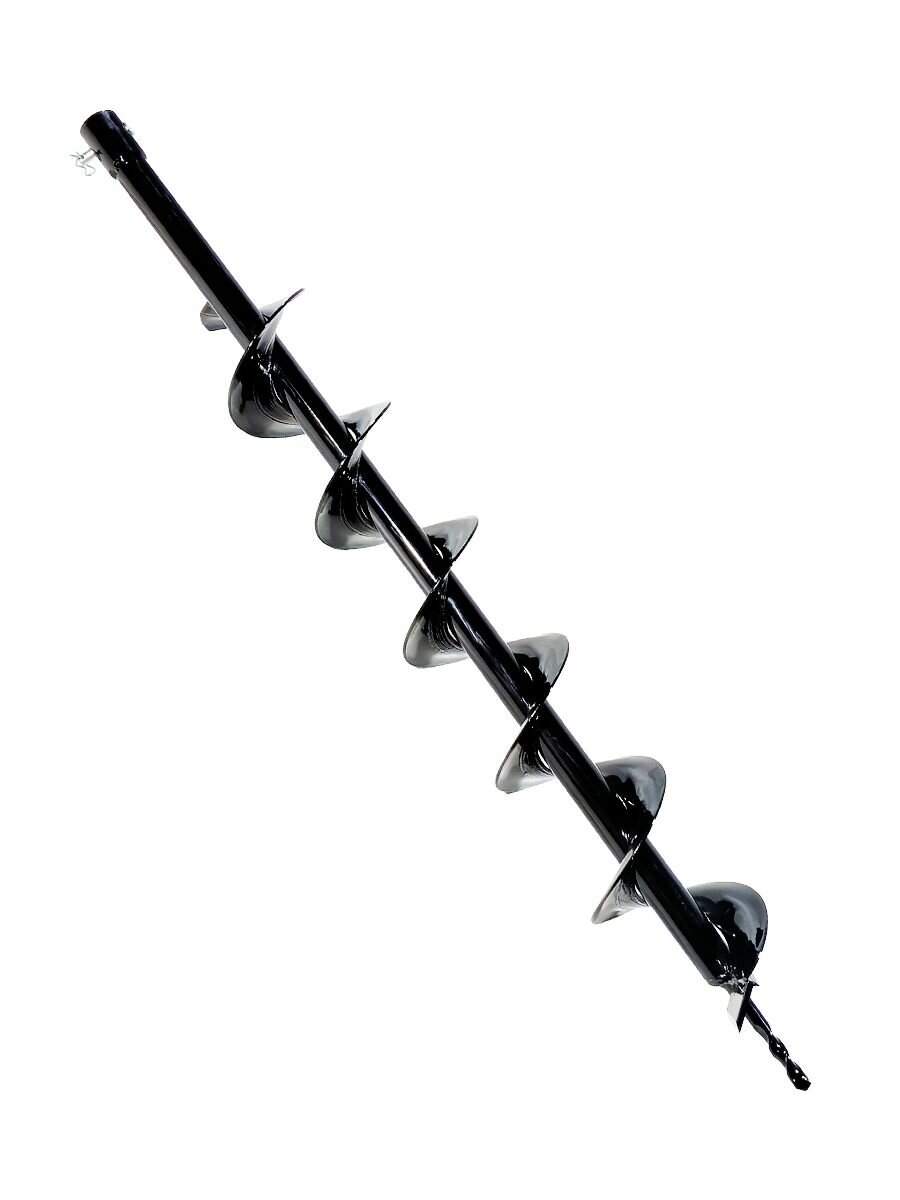 Шнек мотобура PROFI 800-100, для грунта, длина 80см, ширина 10см — фото 1