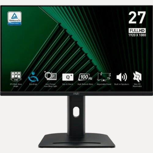 Изображение товара Монитор Msi Pro MP275PG 27" черный