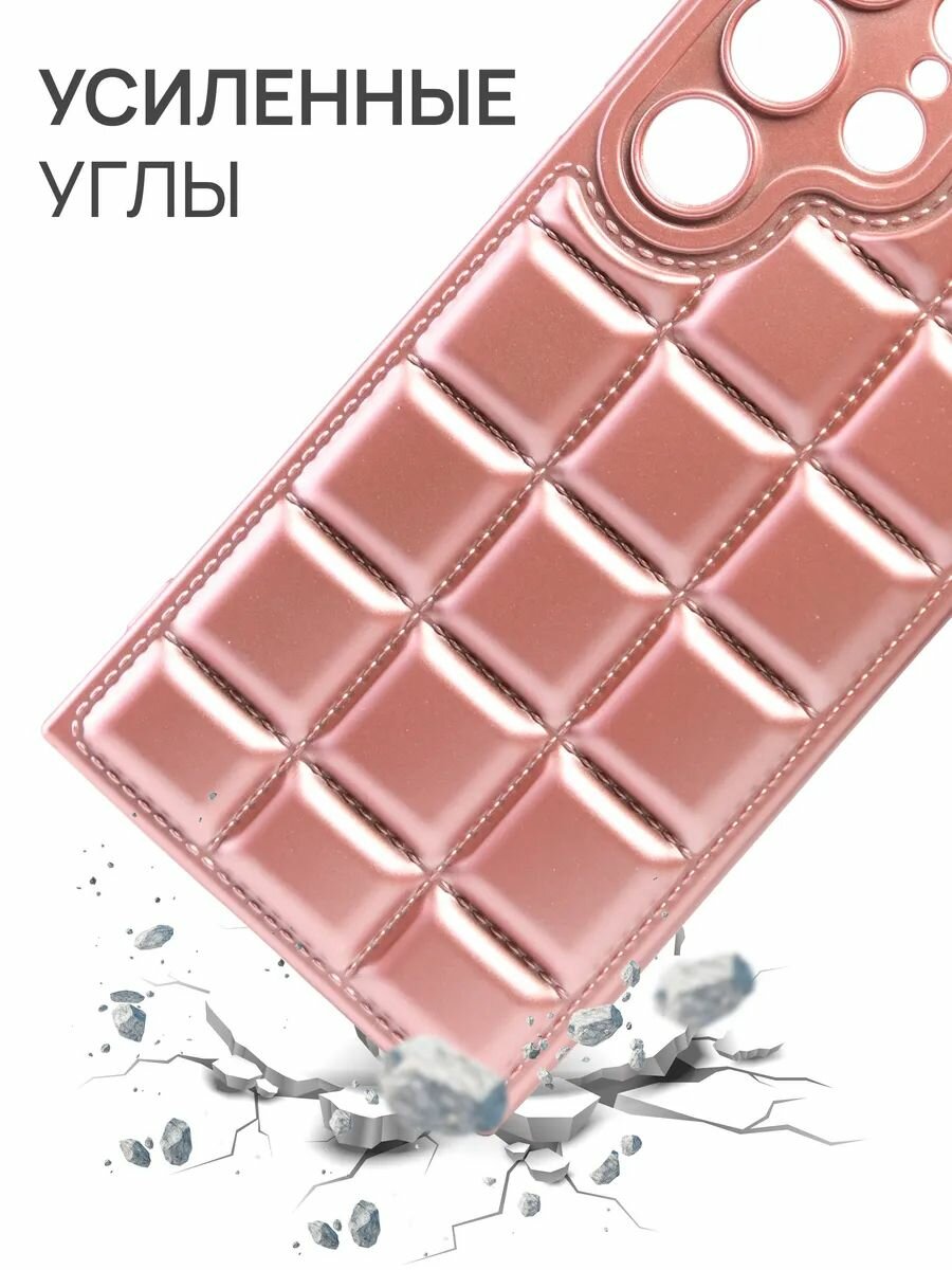 Чехол на Samsung S24 Ultra силикон + ABS (АБС); пластик противоударный; защита камеры — фото 1