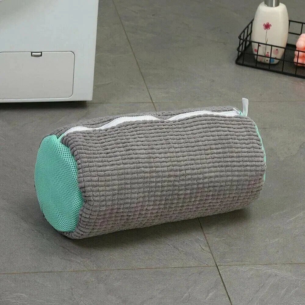 Мешок для бережной стирки обуви в стиральной машине, с застежкой-молнией, серый, 1 шт в ассортименте