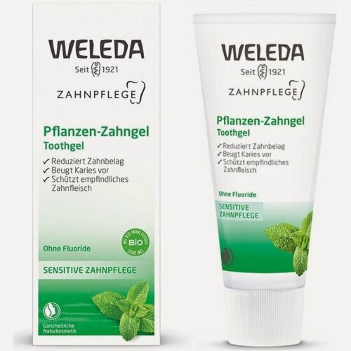 Изображение товара Растительная зубная паста-гель Weleda на травах для всей семьи, 75 мл