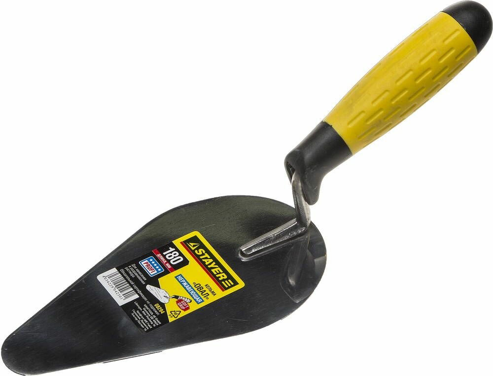 Кельма STAYER 180 мм нержавеющее полотно 2-компонентная рукоятка овальная 08294