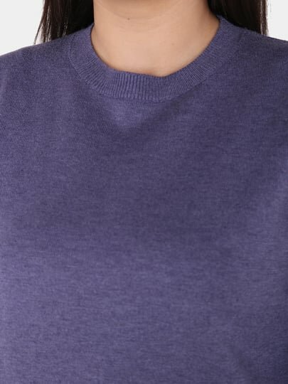 Свитер , размер OneSize, фиолетовый — фото 1