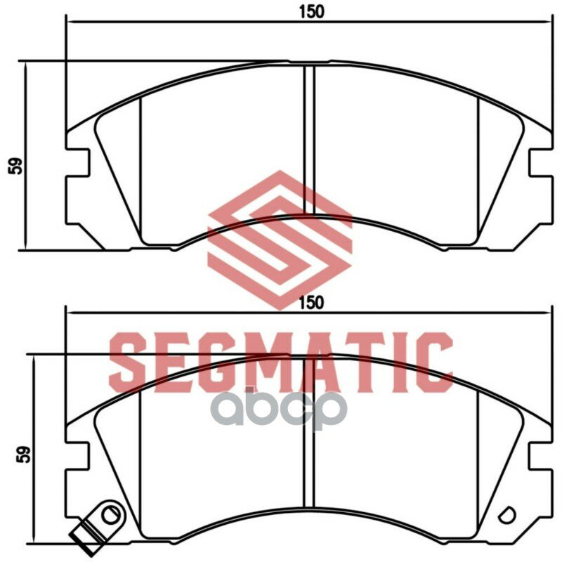 Колодка торм диск пер Mitsubishi Outlander 2.0 2012- Mitsubishi Outlander 2.4 2006-2012 Mitsubishi Outlander 2.4 2007-2012 .