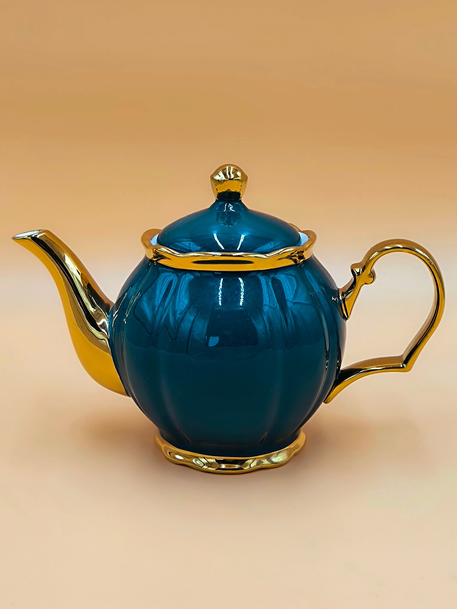 Серия Керамических Чайников "Tea Pot 6 Xashamat" Золотыми линями