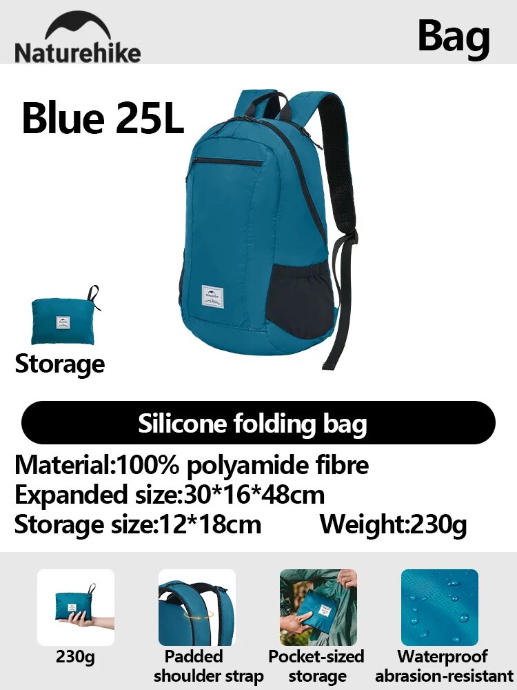 Naturehike рюкзак 25L Синий