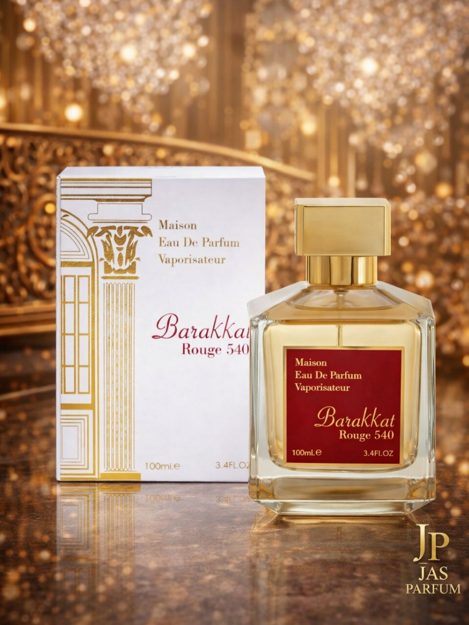 Парфюмированная вода для женщин и мужчин, BARAKKAT ROUGE 540 100ML, U.A.E