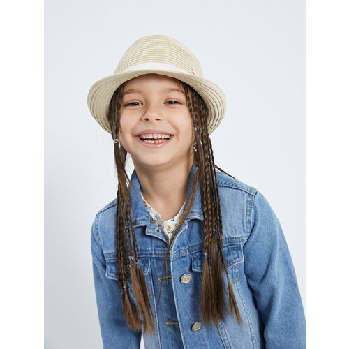 фото Шляпа lc waikiki для девочек, размер 10-12 лет, light beige