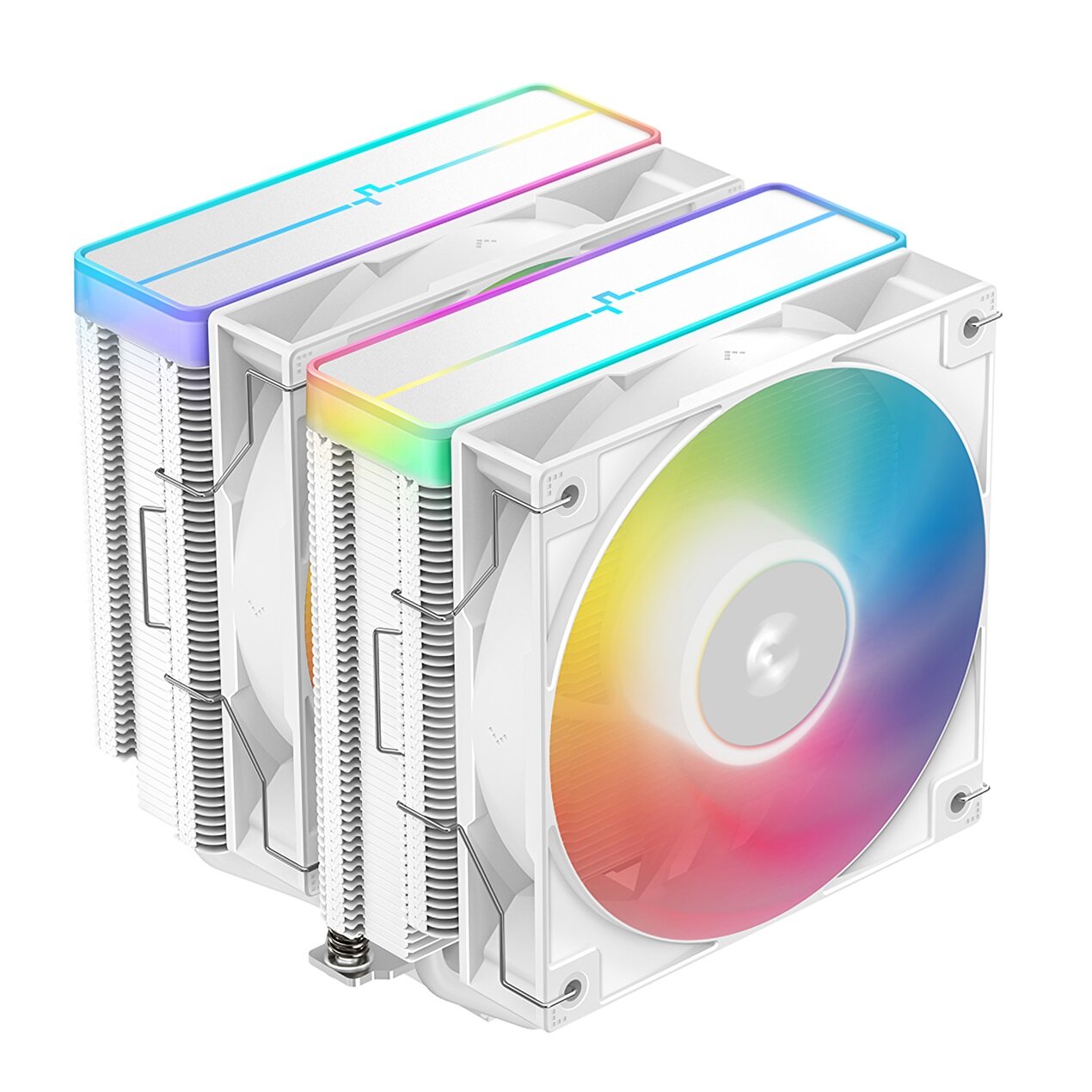 Кулер для процессора Deepcool AG620 WH ARGB V2, R-AG620-WHAMMN-GJD (All sockets, PWM)