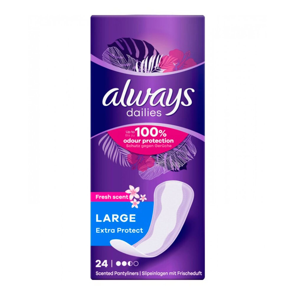 ALWAYS Прокладки ежедневные Large 24шт