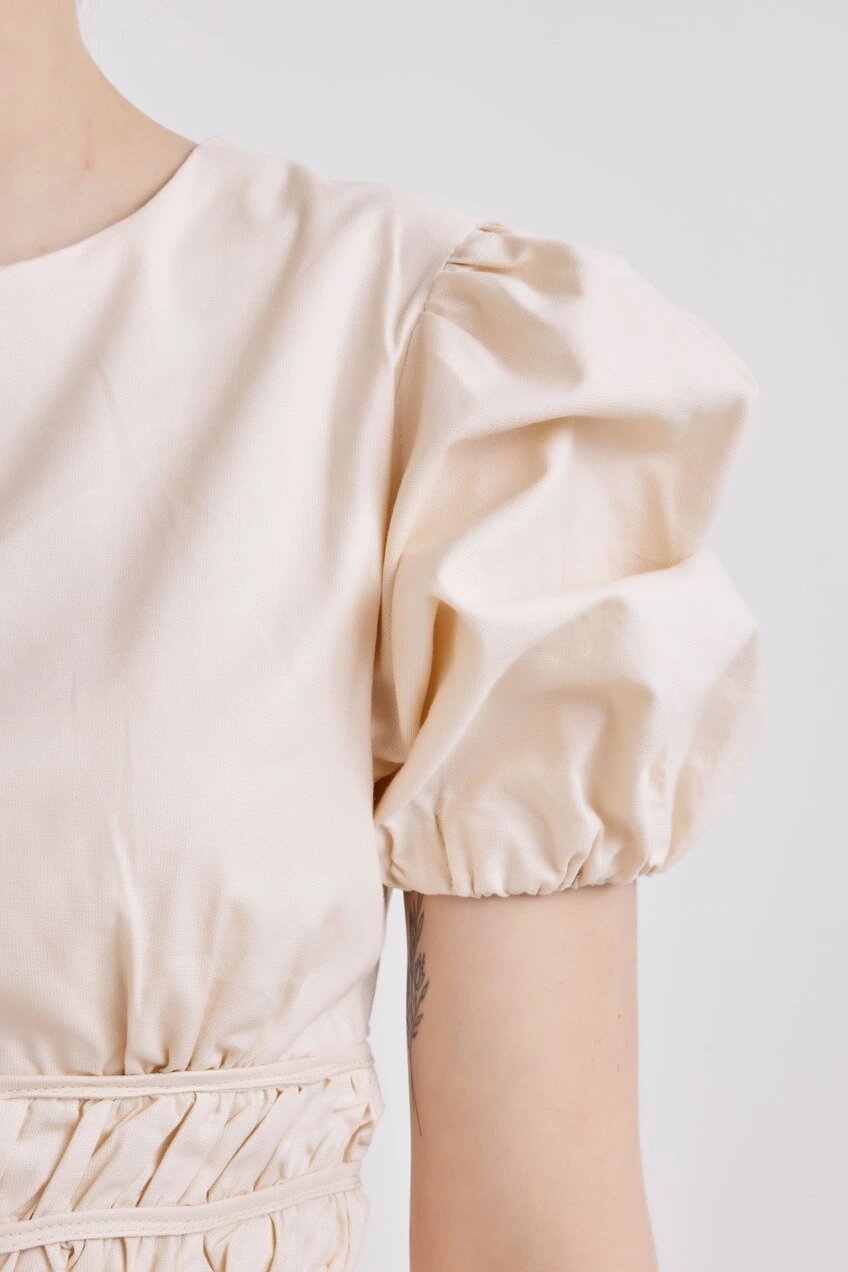 Платье Selfie, размер S, бежевый — фото 1