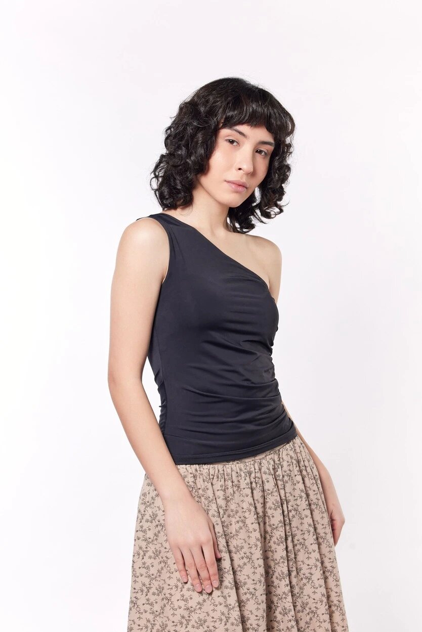 Топ Selfie, размер M, черный — фото 1